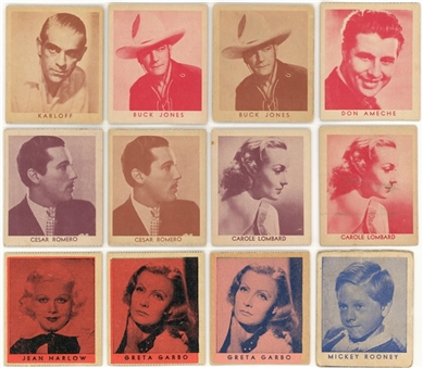 1930s R133 and R134 Anonymous "Movie Stars" Collection (125+)